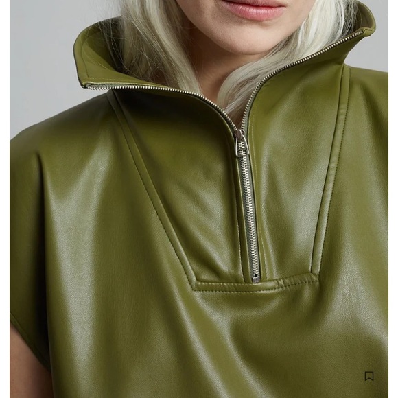 The Frankie Shop Half-zip Sleeveless top NWT - Picture 6 of 9